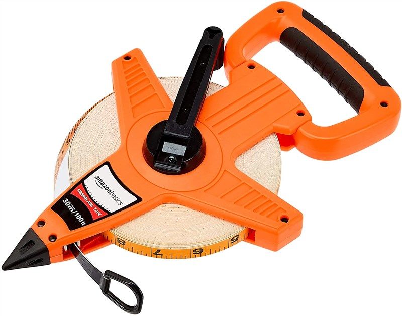 amazonbasics open reel fiberglass measure 로고
