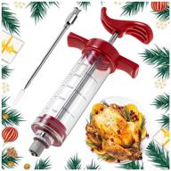 🍗 bbq grill and baking turkey injector syringe - easy to use and clean, perfect for christmas logo