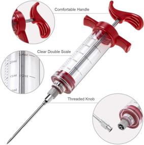 img 1 attached to 🍗 BBQ Grill and Baking Turkey Injector Syringe - Easy to Use and Clean, Perfect for Christmas