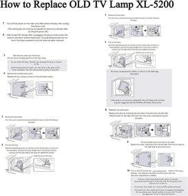 img 1 attached to 📺 SW-LAMP TV Lamp Replacement XL-5200 with Housing for Sony KDS-50A2000, KDS-50A2020, KDS-50A3000, KDS-55A2000, KDS-55A2020, KDS-55A3000, KDS-60A2000, KDS-60A2020, KDS-60A3000