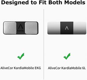 img 3 attached to 🩺 Корпус Arber Heart Monitor: Защита и Переносимость для ЭКГ KardiaMobile Alivecor / KardiaMobile 6L | Идеальное домашнее здоровье для безопасности во время передвижения
