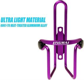 img 3 attached to 🚲 LINGMAI Bike Water Bottle Cages: Lightweight Alloy Aluminum Holders for MTB Bicycles