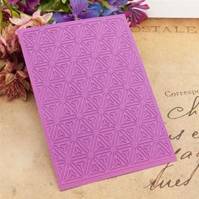 img 3 attached to 🌸 Flower Patterns Plastic Embossing Folder: DIY Craft Templates for Scrapbooking, Cards, & Photo Albums - Handmade Art Supplies & Decorating Mold Set