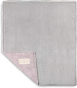 img 2 attached to DEMDACO Lavender Polyester Toddler Blanket