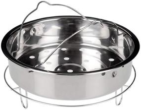 img 3 attached to 🍲 Secura 6-Quart Electric Pressure Cooker Stainless Steel Steam Rack Steamer Basket Insert Set