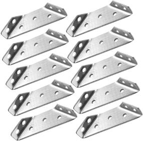 img 4 attached to 🔩 Sturdy Stainless Steel Trapeziform Brackets Support for Rannb Projects