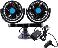 electric windshield dashboard circulator adjustable logo