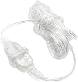 img 4 attached to 🎄 Enhance Your Christmas Lights Display with NINEFOX 5M String Curtain Fairy Light Extension Cord: Clear Line, Easy Install, Portable