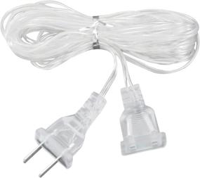 img 3 attached to 🎄 Enhance Your Christmas Lights Display with NINEFOX 5M String Curtain Fairy Light Extension Cord: Clear Line, Easy Install, Portable