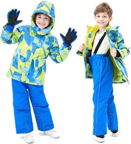 img 3 attached to 🧥 Hooded Thicken Snowsuit Jacket for Boys - M2C Boys' Clothing