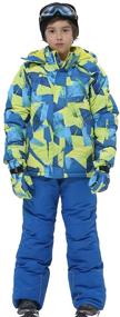 img 2 attached to 🧥 Hooded Thicken Snowsuit Jacket for Boys - M2C Boys' Clothing