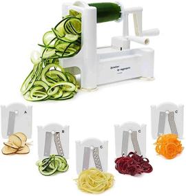 img 3 attached to 🥒 Spiralizer 5 Blade Vegetable Slicer