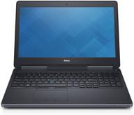 💻 dell precision 7510 15.6in laptop, intel core i7-6820hq 2.7ghz, 16gb ram, 512gb ssd, windows 10 pro 64-bit, webcam (renewed) logo