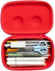 img 1 attached to Get organized with ZIPIT Beast Pencil Box - 🦁 Perfect for Kids, Holds 60 Pens and Machine Washable (Blue)