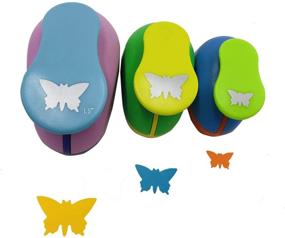img 2 attached to Worldoor Set Of 3PCS Butterfly (5/8 Inch+1 Inch+1