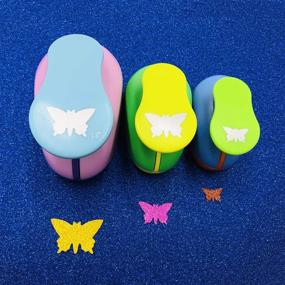 img 3 attached to Worldoor Set Of 3PCS Butterfly (5/8 Inch+1 Inch+1