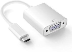 img 2 attached to TNP USB-C to VGA Adapter - Type C 3.1 Male to VGA Female 1080P Video Converter Cable for Improved Connectivity (White)