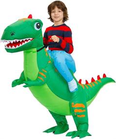 img 4 attached to 🦖 Kooy Kids Halloween Inflatable Dinosaur Costume