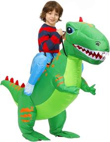 img 2 attached to 🦖 Kooy Kids Halloween Inflatable Dinosaur Costume