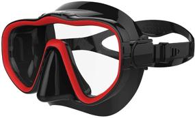 img 4 attached to 🤿 Kraken Aquatics Dive Snorkel Mask: Premium Scuba Gear for Diving, Snorkeling, and Swimming