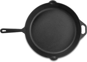 img 3 attached to AmazonBasics Pre Seasoned Cast Iron Skillet