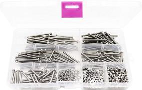 img 3 attached to binifiMux 400pcs M3 Pan Head Phillips Machine Screws Nuts Washers Assortment Kit - 304 Stainless Steel, Multiple Sizes included (20mm/25mm/30mm/35mm/40mm)