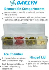 img 3 attached to 🗃️ Ultimate Large Condiment Server Organizer Containers: Streamline and Elevate Your Condiment Storage