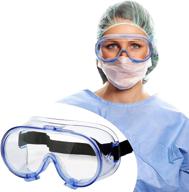 👓 unisex protective eyewear for labs - registered medical safety glasses logo