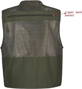 img 1 attached to Zhusheng Pockets Photography Breathable Waistcoat - Ideal Men's Clothing for an Active Lifestyle