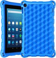 👦 kids-proof protective light weight blue tablet case 2019 (compatible with 2017 & 2019 releases) - dihines 7 inch tablet cover for kids logo