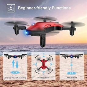 img 2 attached to DROCON Spacekey 1080P FHD Camera Drone - FPV Quadcopter for Kids, Beginners, and Adults with Gravity Control, Trajectory Flight, Headless Mode, Altitude Hold, One-key Return, and Foldable Arms