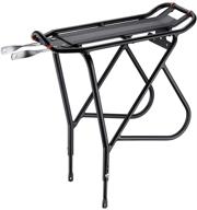 🚲 ibera bicycle touring carrier rack with fender board - frame-mounted for heavy top & side loads, height adjustable for 26"-29" frames logo