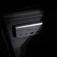 🔌 enhance your tesla model 3/y experience with temai dynamic power hub (usb-c and usb-c) - 2021 model 3/y refresh console upgrade логотип