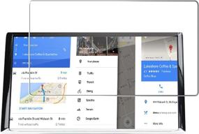 img 4 attached to 🚗 Защитное стекло для автомобильной навигационной системы 7 дюймов J&D для Toyota Camry (1 шт.) - 2018 2019 2020 HD Clear Закаленное стекло - совместимо с моделями LE и SE - баллистическая защита - не подходит для 8IN.