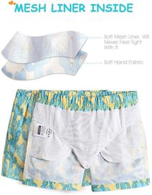 img 3 attached to Maamgic Boys' Toddler Swim Trunks: Bathing Suits for Kids, Baby Boy Swimsuit, Swimwear Shorts