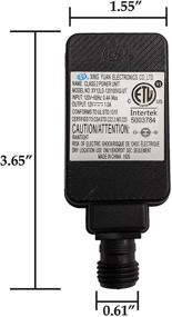 img 3 attached to 🔌 UL/ETL Listed 12V Replacement Adapter for Yard Inflatables - 1.0A Power Supply for Home Garden Holiday Decorations