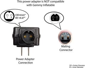 img 2 attached to 🔌 UL/ETL Listed 12V Replacement Adapter for Yard Inflatables - 1.0A Power Supply for Home Garden Holiday Decorations