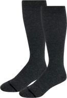 🧦 merino wool compression knee high socks: ultimate support for hiking, skiing, travel & more - reduce swelling, ideal for sports & nurses логотип