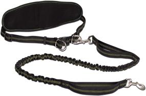 img 4 attached to 🐾 Pikaon Hands-Free Dog Leash for Running, Jogging, Walking - Comfortable Back Support Pad, Reflective Stitches & Dual Handle