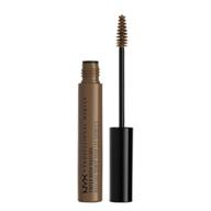nyx professional makeup tinted brow mascara in brunette, 0.22 fl oz - enhance your brows with this pack of 1 logo