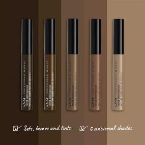 img 3 attached to NYX PROFESSIONAL MAKEUP Tinted Brow Mascara in Brunette, 0.22 Fl Oz - Enhance Your Brows with this Pack of 1