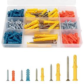 img 4 attached to Plastic Drywall Anchors Assortment Mounting