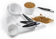 📏 norpro grip-ez measuring cup set - 6 pieces, bpa-free plastic with ergonomic grip logo