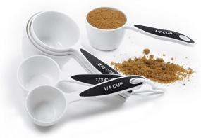 img 3 attached to 📏 Norpro Grip-Ez Measuring Cup Set - 6 Pieces, BPA-Free Plastic with Ergonomic Grip