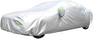 🚗 gordita car cover - waterproof, all-weather, snowproof, windproof, scratch-resistant outdoor uv protection with 6 reflective strips - universal fit for sedan (up to 185 inches) logo