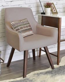 img 4 attached to 🌸 ELLE Décor Paige French Pink Home Office Chair