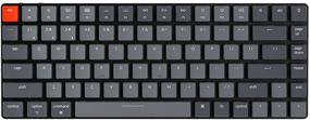 img 4 attached to Keychron K3 V2: Ultra-Slim 84-Keys Bluetooth/USB Wired Mechanical Keyboard with White LED Backlit, Low-Profile Gateron Mechanical Blue Switch – Mac Windows Compatible