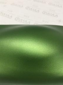 img 1 attached to VViViD+ Matte Metallic Green Vinyl Wrap Roll (Ghost) - 1ft x 5ft