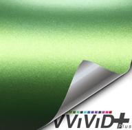 vvivid+ matte metallic green vinyl wrap roll (ghost) - 1ft x 5ft logo