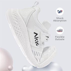 img 3 attached to 👟 Premium Akk Kids Sneakers: Slip On, Lightweight & Breathable Fashion Shoes for Boys & Girls – Perfect for Indoor & Outdoor Activities, Running, Walking, School & Sports